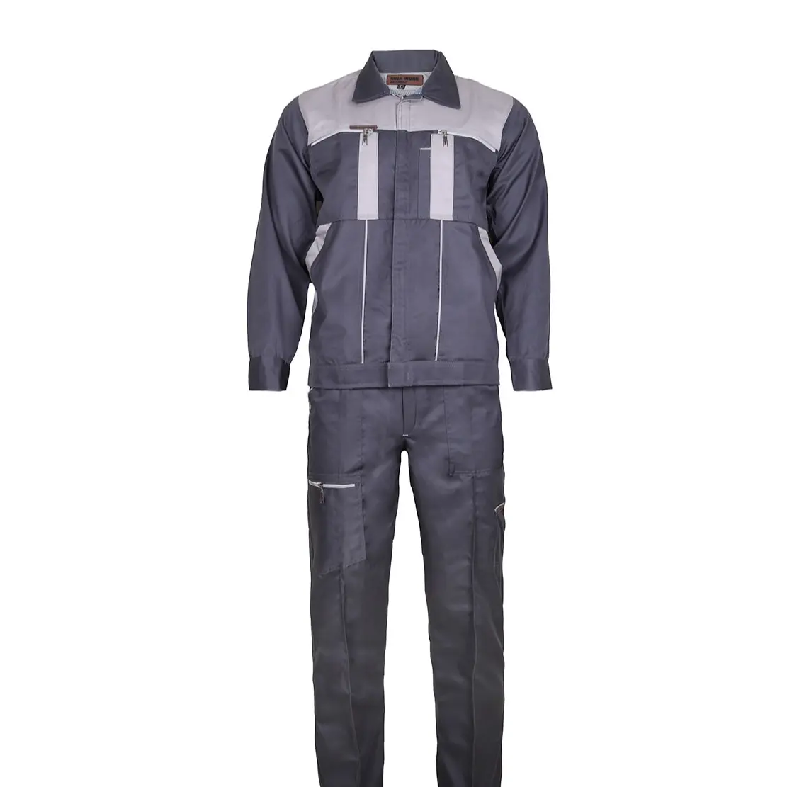 لباس کار کامفورت طوسی استخوانی